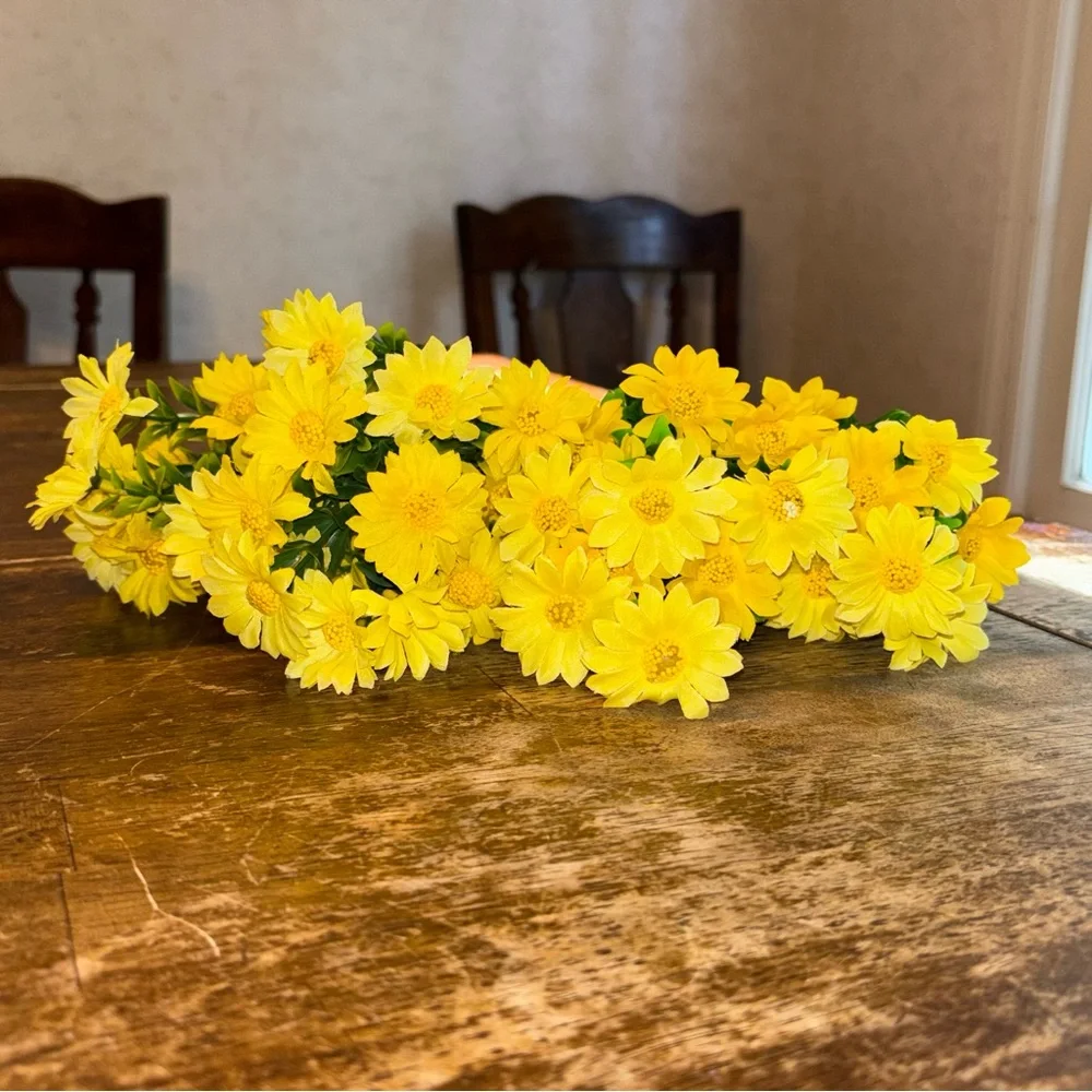 Artificial Flowers Yellow Daisies